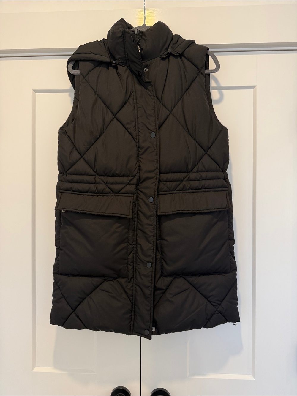 Primark Black Quilted Puffer Vest